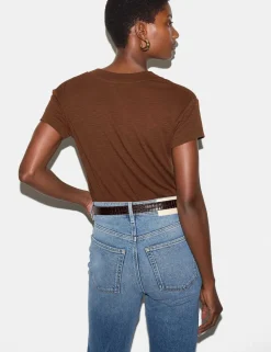 Pure Cotton V-Neck T-Shirt