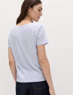 Pure Cotton V-Neck T-Shirt