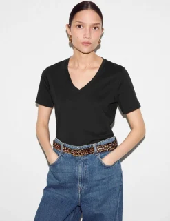Pure Cotton V-Neck T-Shirt