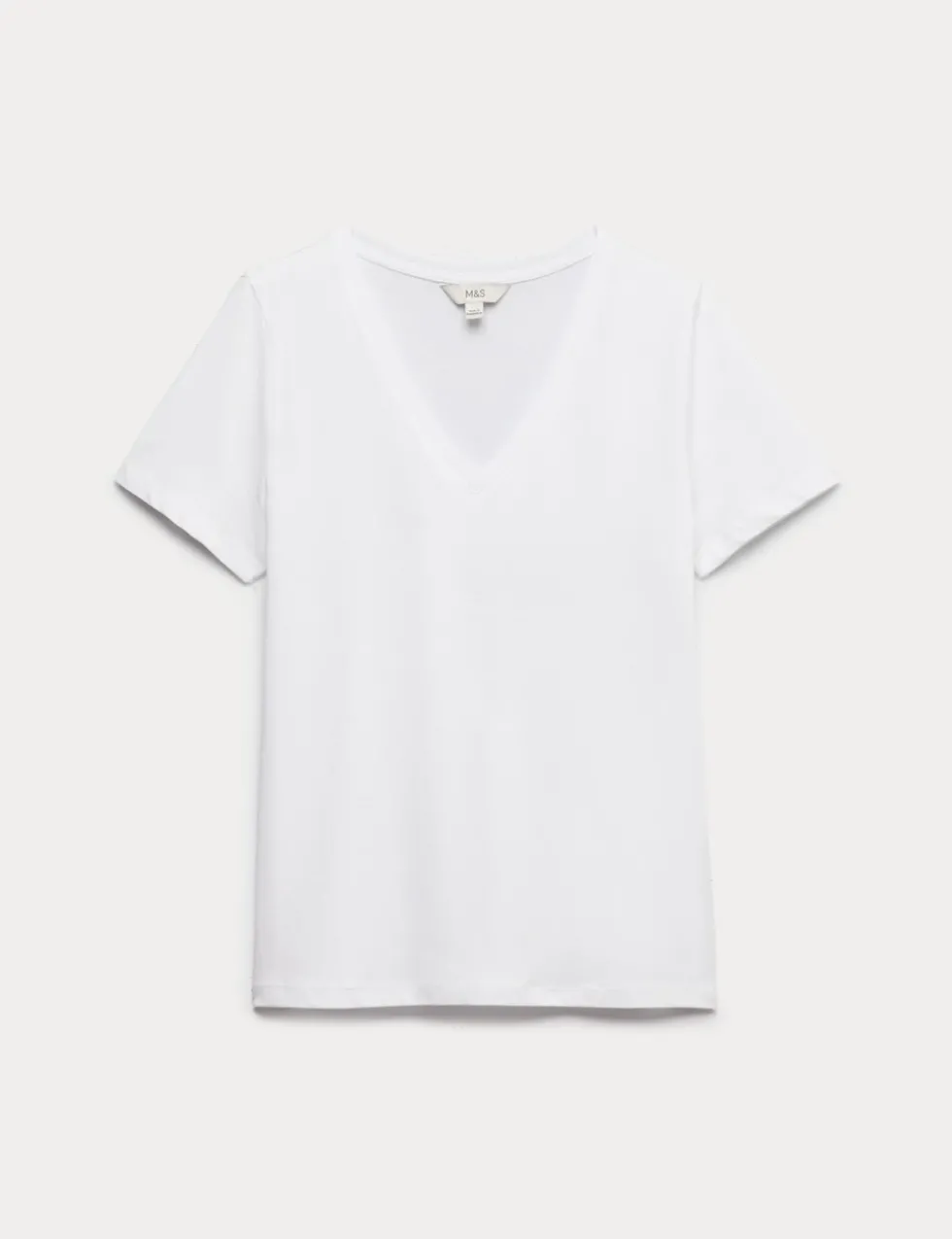 Pure Cotton V-Neck T-Shirt