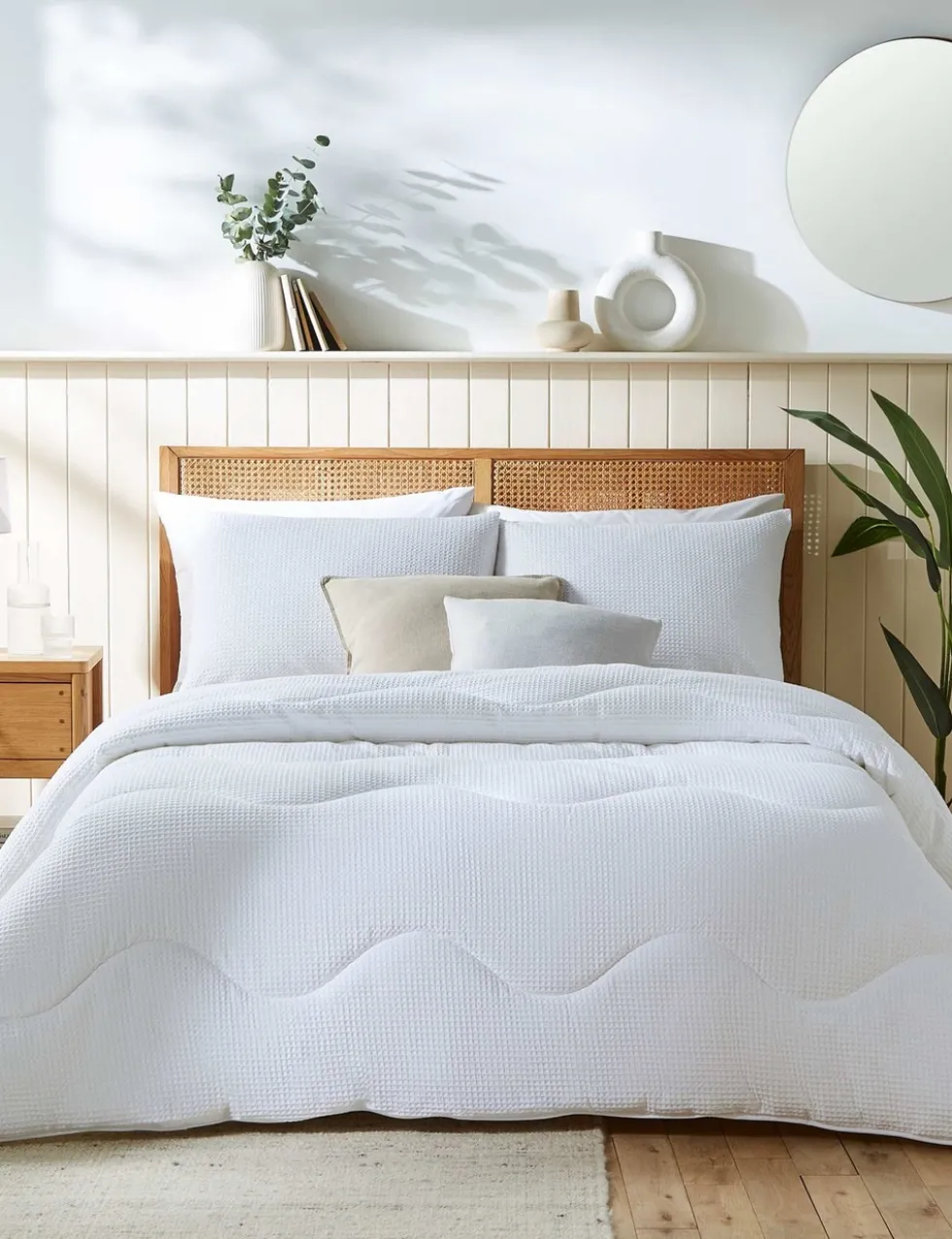 Pure Cotton Waffle 10.5 Tog Coverless Duvet