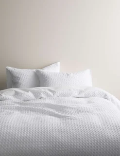 Pure Cotton Waffle Bedding Set