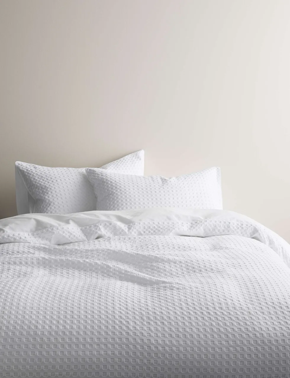 Pure Cotton Waffle Bedding Set