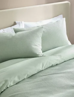 Pure Cotton Waffle Bedding Set