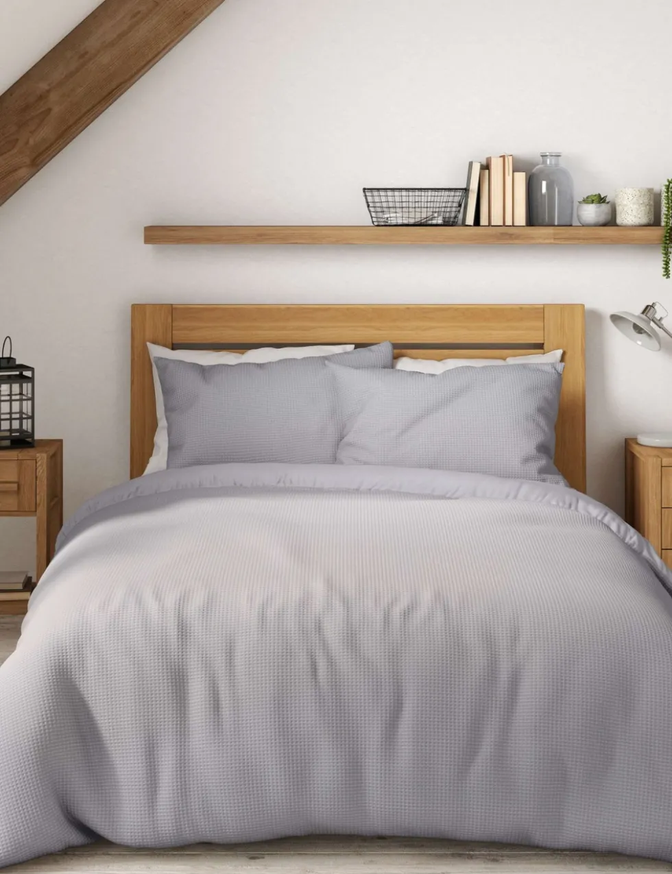 Pure Cotton Waffle Bedding Set