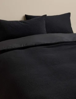 Pure Cotton Waffle Bedding Set