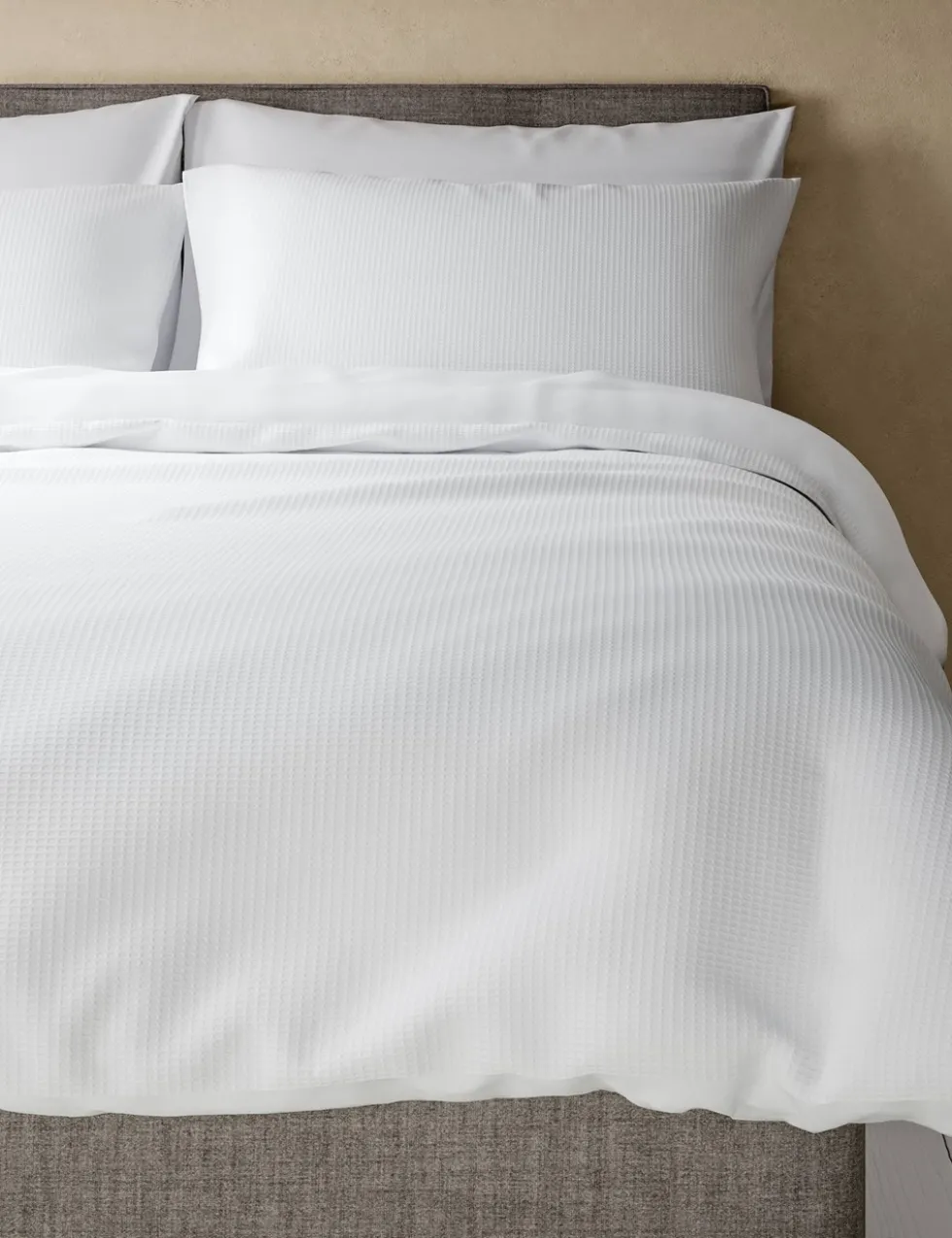 Pure Cotton Waffle Bedding Set