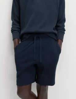 Pure Cotton Waffle Loungewear Shorts