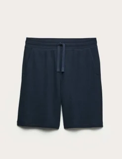 Pure Cotton Waffle Loungewear Shorts