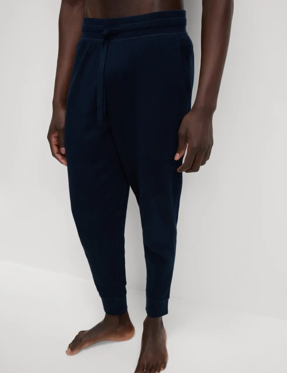 Pure Cotton Waffle Loungewear Bottoms