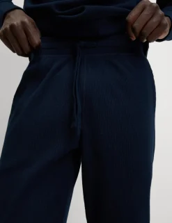 Pure Cotton Waffle Loungewear Bottoms