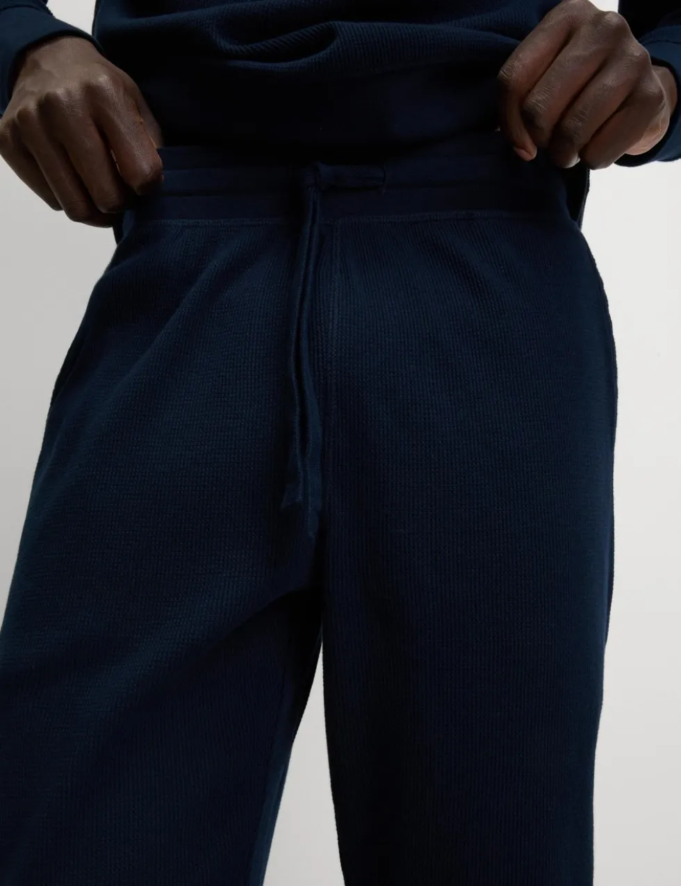 Pure Cotton Waffle Loungewear Bottoms