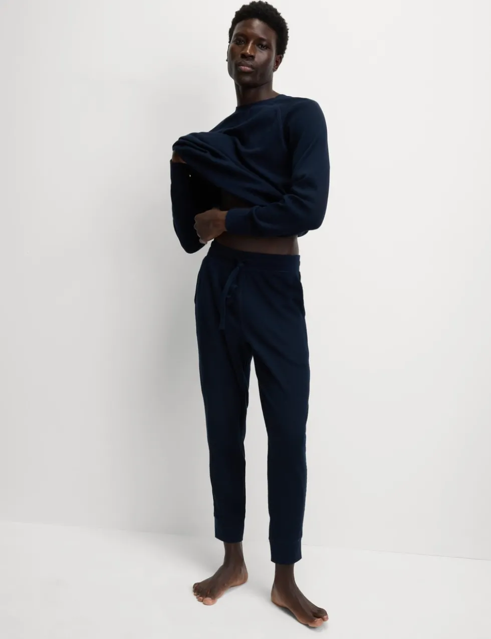 Pure Cotton Waffle Loungewear Bottoms