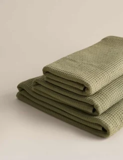 Pure Cotton Waffle Towel
