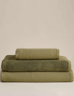 Pure Cotton Waffle Towel