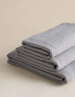 Pure Cotton Waffle Towel
