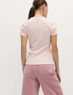 Pure Cotton Waffle T-Shirt