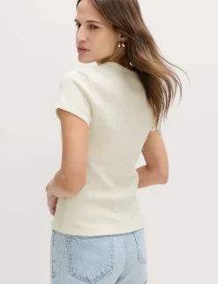 Pure Cotton Waffle T-Shirt