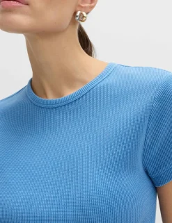 Pure Cotton Waffle T-Shirt
