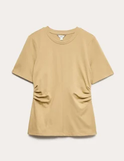 Pure Cotton Waisted T-Shirt