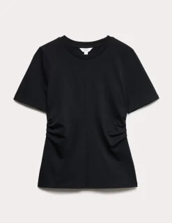 Pure Cotton Waisted T-Shirt