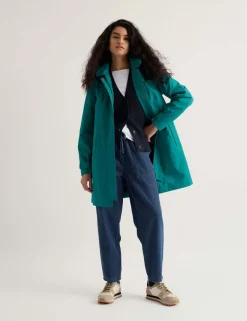 Pure Cotton Waterproof Hooded Mac