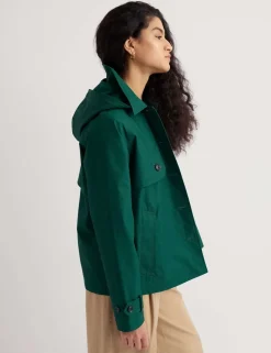 Pure Cotton Waterproof Hooded Jacket