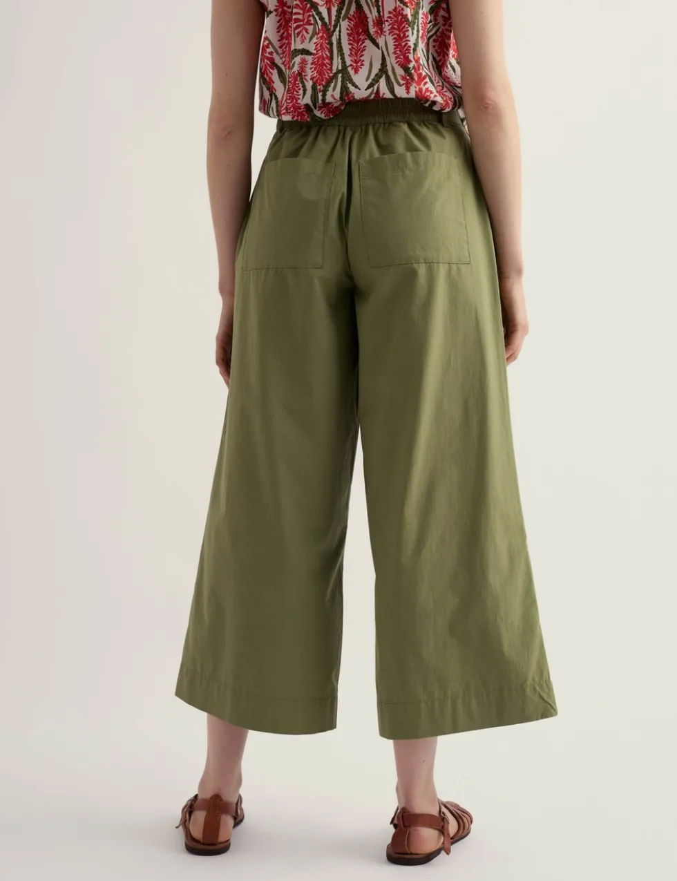 Pure Cotton Wide Leg Culottes