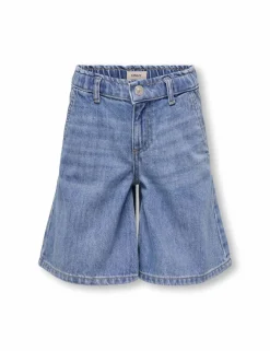 Pure Cotton Wide Leg Denim Shorts (8-14 Yrs)