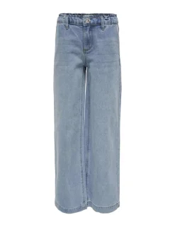 Pure Cotton Wide Leg Jeans (8-14 Yrs)