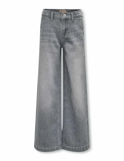 Pure Cotton Wide Leg Jeans (8-14 Yrs)
