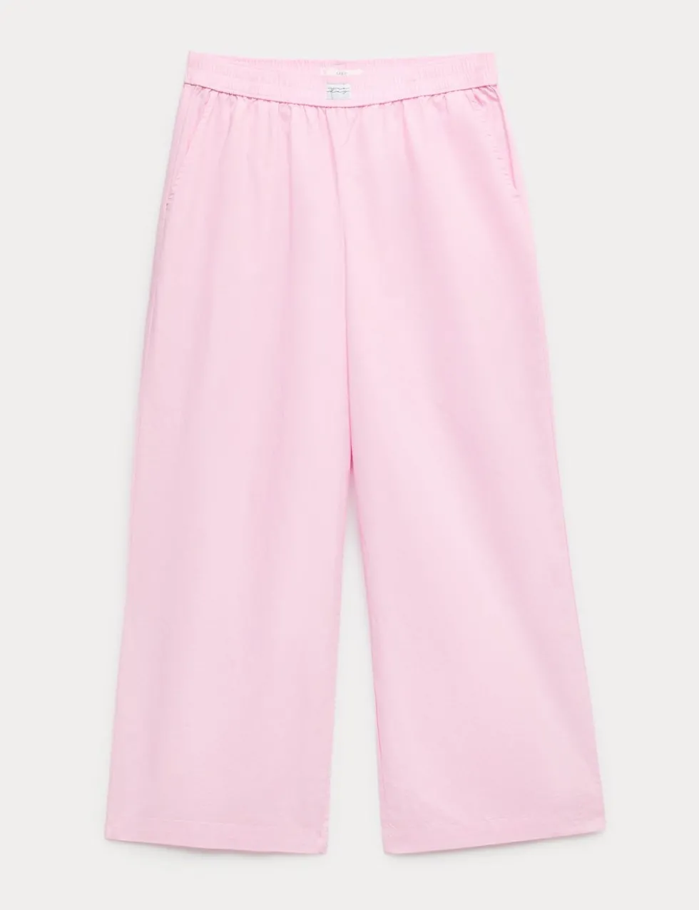 Pure Cotton Wide Leg Pyjama Bottoms
