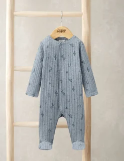Pure Cotton Wild West Print Sleepsuit (6½lbs-12 Mths)