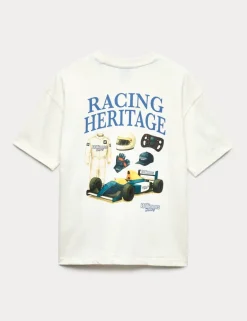Pure Cotton Williams Racing T-Shirt (6-16 Yrs)