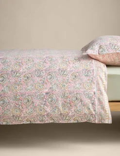 Pure Cotton Woodblock Floral Bedding Set