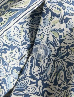 Pure Cotton Woodblock Floral Bedding Set