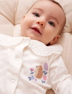 Pure Cotton Woodland Sleepsuit (7lbs-18 Mths)