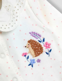 Pure Cotton Woodland Sleepsuit (7lbs-18 Mths)