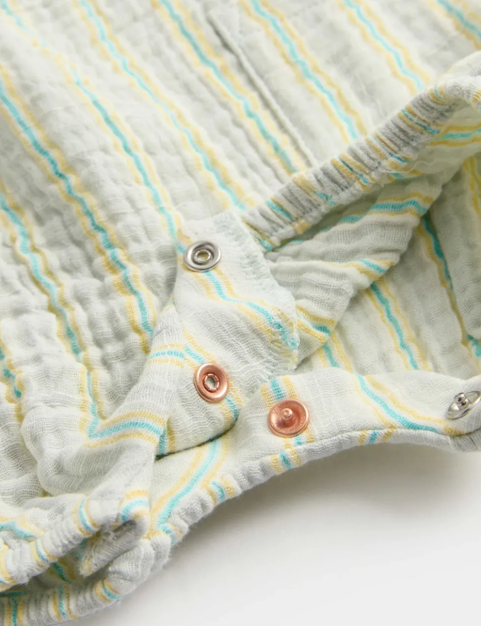 Pure Cotton Woven Bibshort (7lbs - 12 Mths)