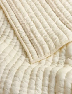 Pure Cotton Yarn Dyed Striped Bedspread