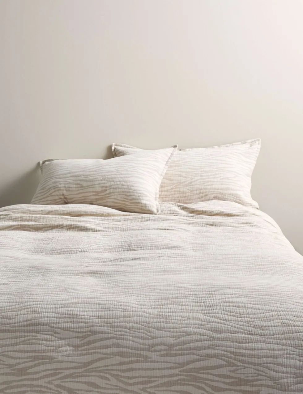 Pure Cotton Zebra Jacquard Bedding Set