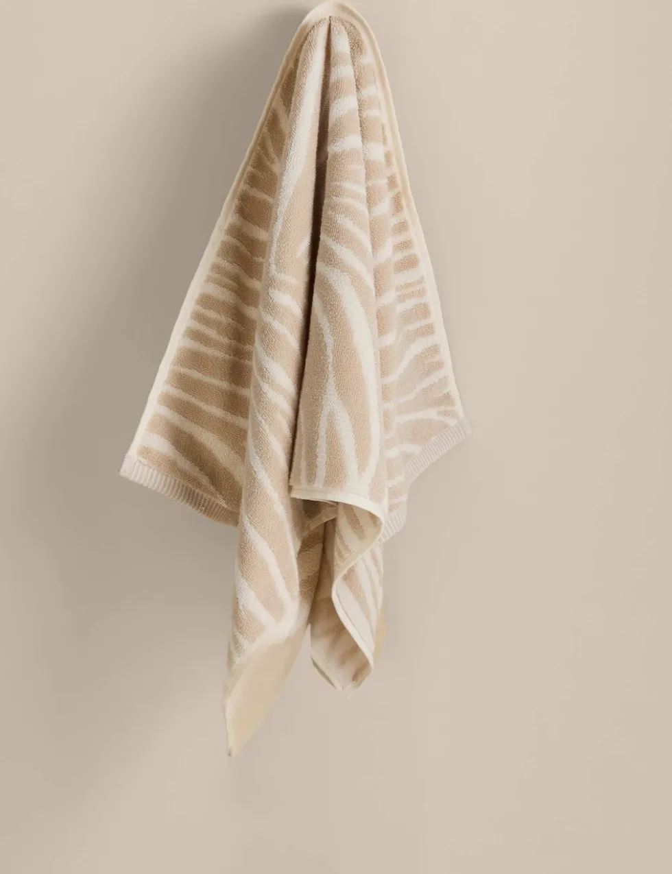 Pure Cotton Zebra Patterned Towel
