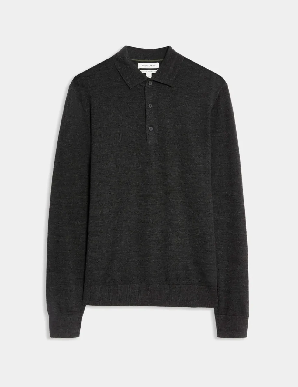Pure Extra Fine Merino Wool Polo Shirt