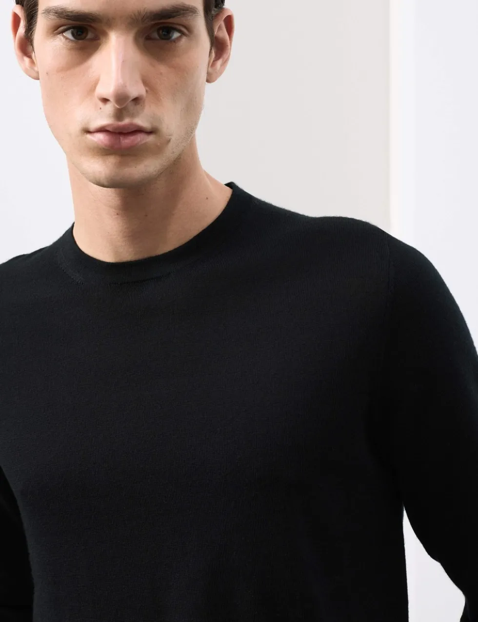 Pure Extra Fine Merino Wool Crew Neck Jumper