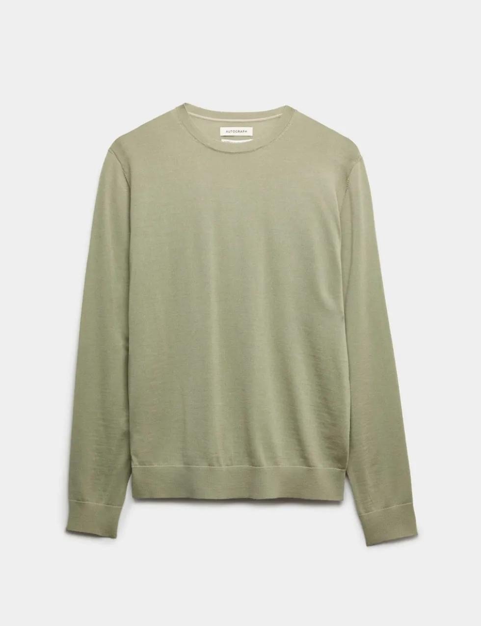 Pure Extra Fine Merino Wool Crew Neck Jumper