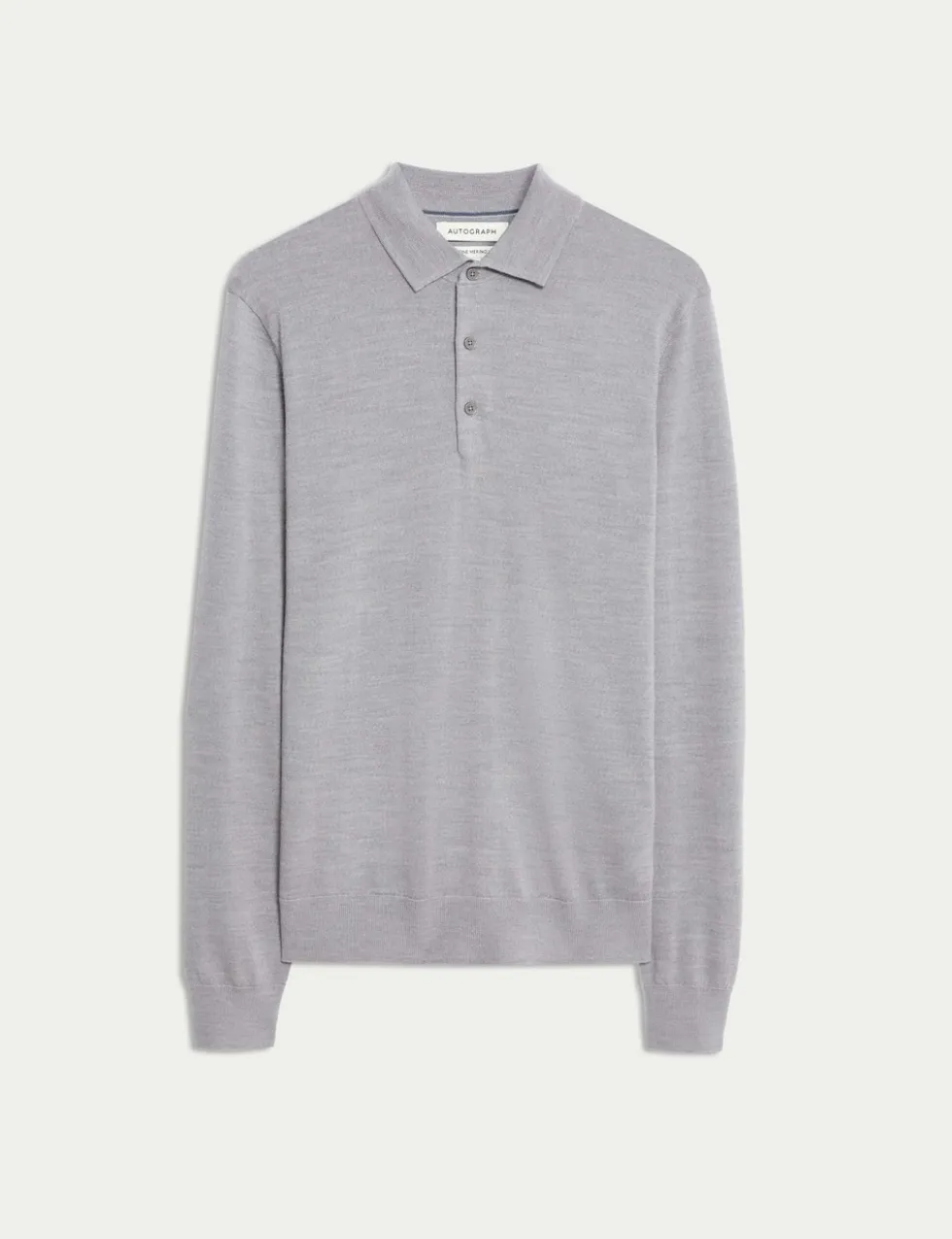 Pure Extra Fine Merino Wool Polo Shirt