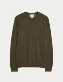 Pure Extra Fine Merino Wool Crew Neck Jumper