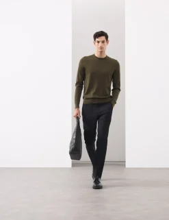 Pure Extra Fine Merino Wool Crew Neck Jumper