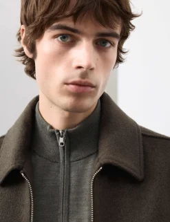Pure Extra Fine Merino Wool Half Zip Jumper