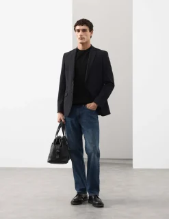 Pure Extra Fine Merino Wool Crew Neck T-Shirt